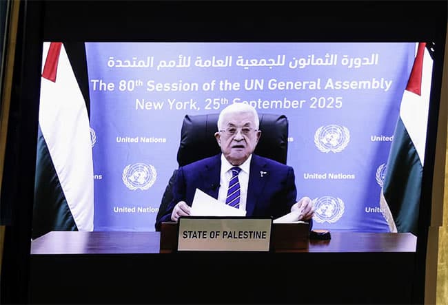 Palestinian leader pledges to work with Trump, others on UN-backed Gaza plan