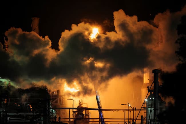 Fire breaks out at Chevron’s El Segundo refinery in Los Angeles