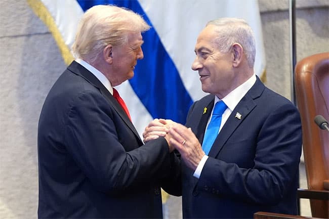 Netanyahu nominates Israel’s ‘greatest friend’ Donald Trump for country’s highest award