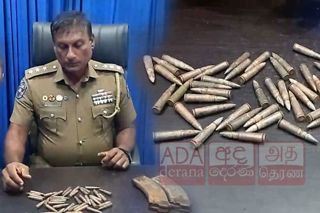 Cache of ammunition found in Kanadara Oya