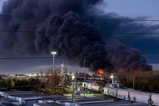 At least three killed after UPS plane crashes in Kentucky, erupts into ball of fire