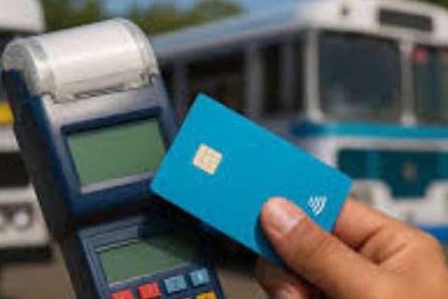 Commuters can pay bus fares using bank cards starting today 