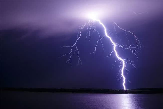 Advisory issued for severe lightning
