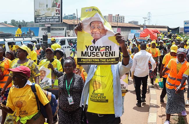 Uganda shuts down internet ahead of election, orders rights groups to halt work