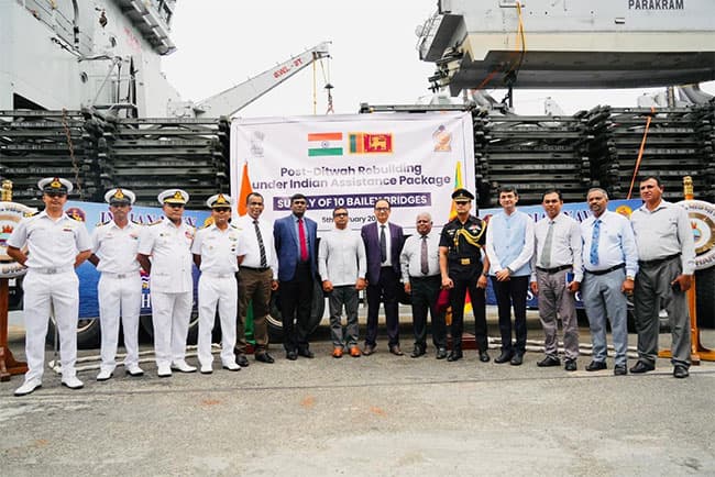 India hands over 10 more Bailey Bridges for Sri Lanka’s post-cyclone recovery
