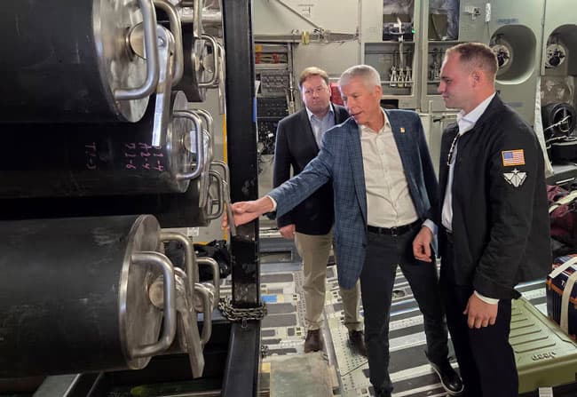 US conducts first air transport of nuclear microreactor in bid to show technology’s viability