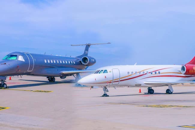 Cricket fans flew in 15 private jets to witness yesterday’s India-Pakistan match in Colombo 