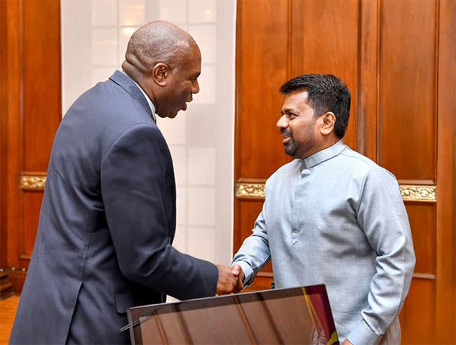 President Anura Kumara holds talks with visiting UK Deputy PM David Lammy
