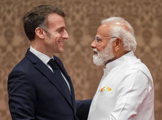 French President praises India’s growing global influence in innovation