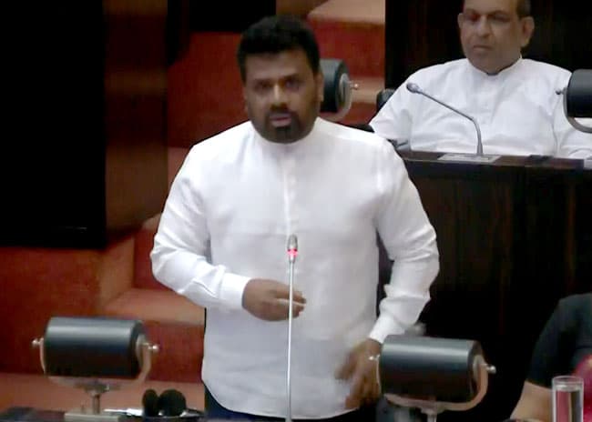 President announces special relief package in Parliament