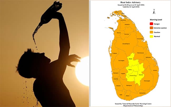 Warm weather advisory issued for several provinces