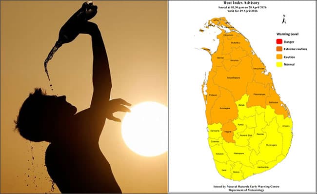 Warm weather advisory issued for several provinces