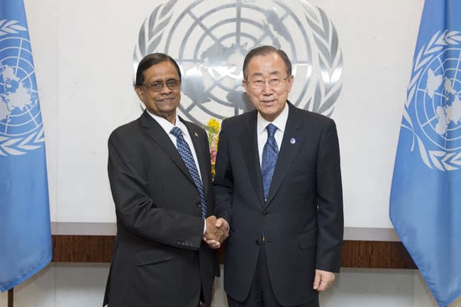 New govt’s policies have created positive environment: Ban Ki-moon