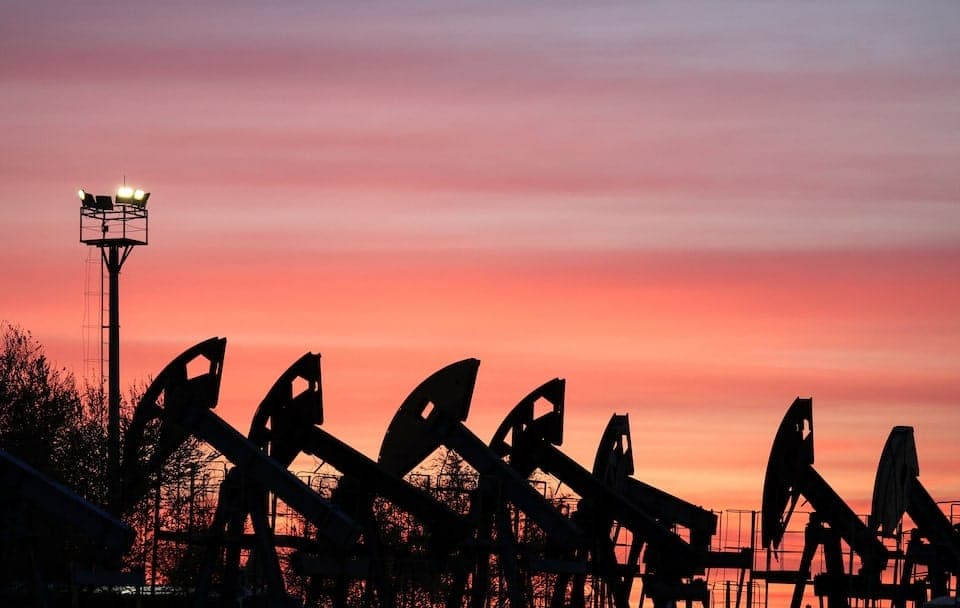 Oil touches $110 a barrel for first time since May on Middle East, Russia supply fears