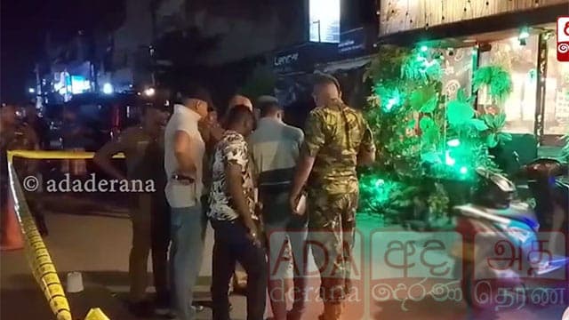 Hotel owner hospitalised after shooting in Moratuwa