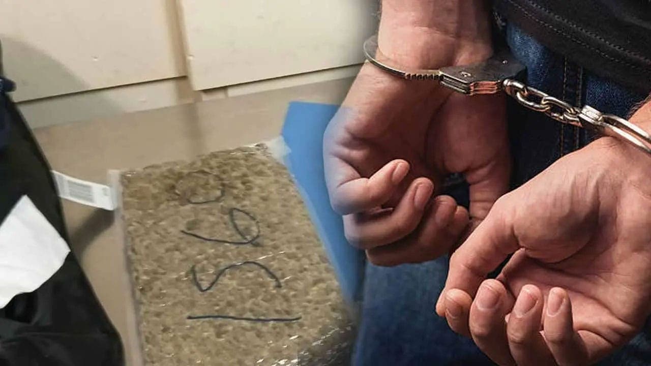 Myanmar national arrested at BIA with 'Kush' worth Rs. 46 million