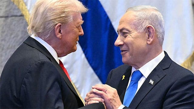 Netanyahu touts Trump endorsement on eve of vote, suggests they may restart war on Iran