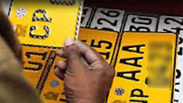 Police warn motorists against using non-standard number plates