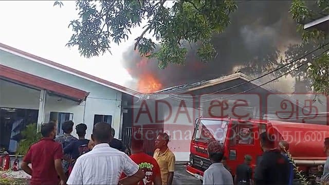 Fire breaks out at Embilipitiya garment factory; 22 hospitalised