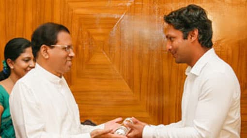 President offers UK envoy post to Sangakkara