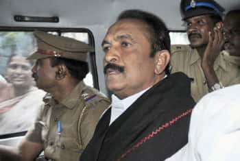 Vaiko, supporters arrested for protesting Rajapaksa visit