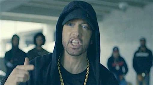Eminem unleashes freestyle rap attack on ‘kamikaze, racist, orange’ Trump