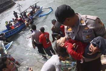 Death toll climbs to 15 in Indonesia boat sinking; 3 Lankans escape detention