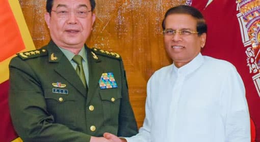 Chinese Defense Minister called on President