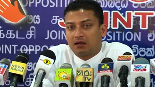 JO will not field a common candidate - Dilum