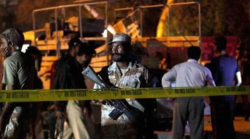 Two killed in suicide blast outside Gadaffi Stadium
