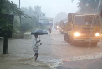 Thundershowers to North and East - Met. Department