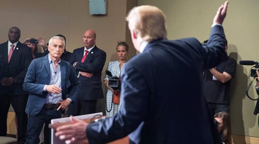 Footage emerges of Trump aide telling journalist ‘get out of my country’