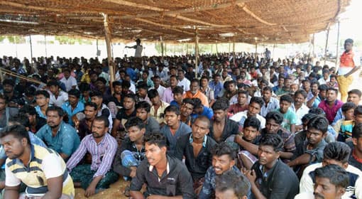 Death of Indian fisherman: TN fishermen begin indefinite fast