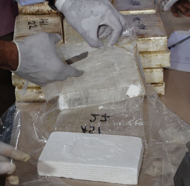 Cocaine haul found inside container in Peliyagoda