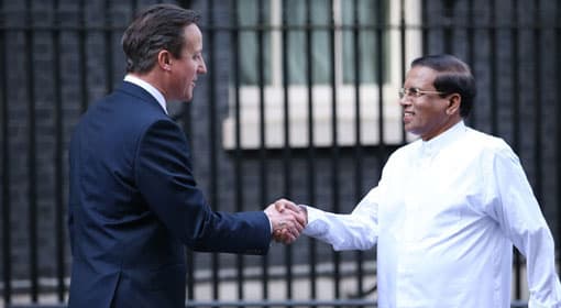President Sirisena congratulates British Premier Cameron