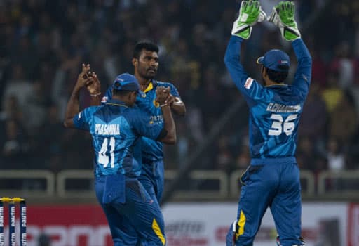 Perera takes hat-trick as India post 196