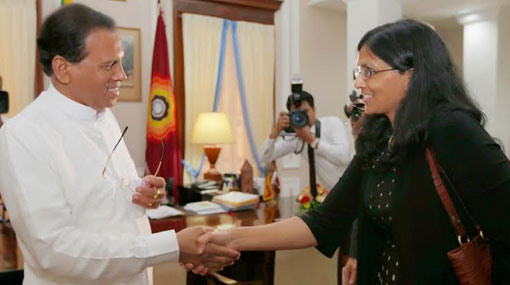 Biswal meets President Sirisena