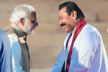 VIDEO: Rajapaksa meets Modi for talks