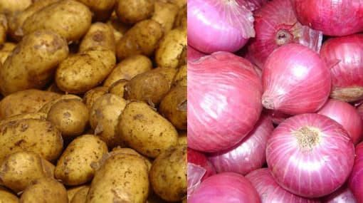 Import tax on potatoes and big onions increased