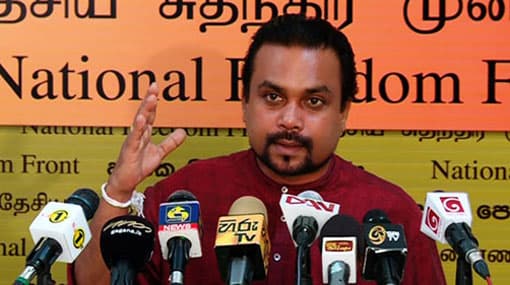Wimal goes on a hunger strike