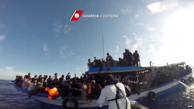 Hundreds feared dead after boat capsizes off Mediterranean Sea