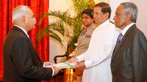 Five new envoys present credentials to President