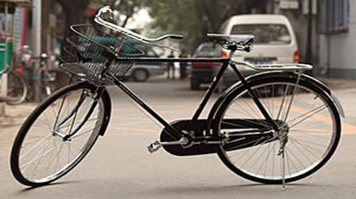Opposition members arrive at parliament on bicycles