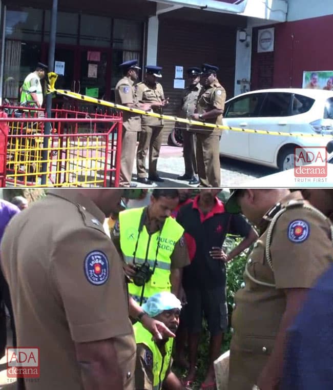 Customer injured in shooting during bank robbery in Kudawella