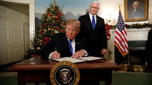 Trump recognizes Jerusalem as Israel’s capital