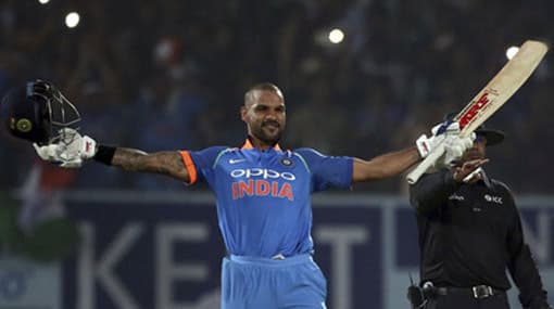 Dhawan century guides India to eighth straight series win
