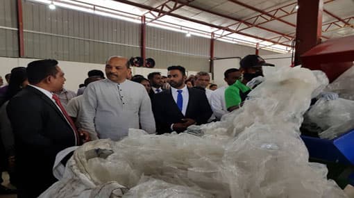 Polythene recycling plant launched in Anamaduwa