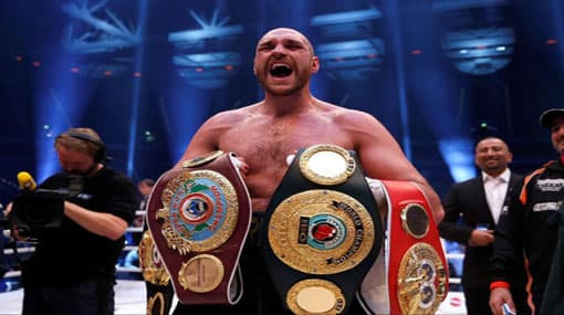 Tyson Fury challenges Anthony Joshua for comeback
