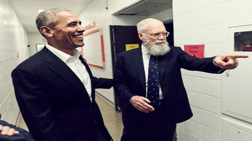 Barack Obama will be the first guest on David Letterman’s new Netflix show