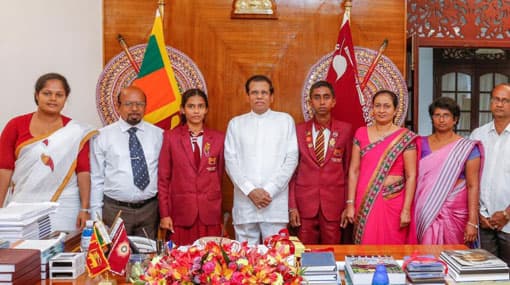 President felicitates A/Level high achievers